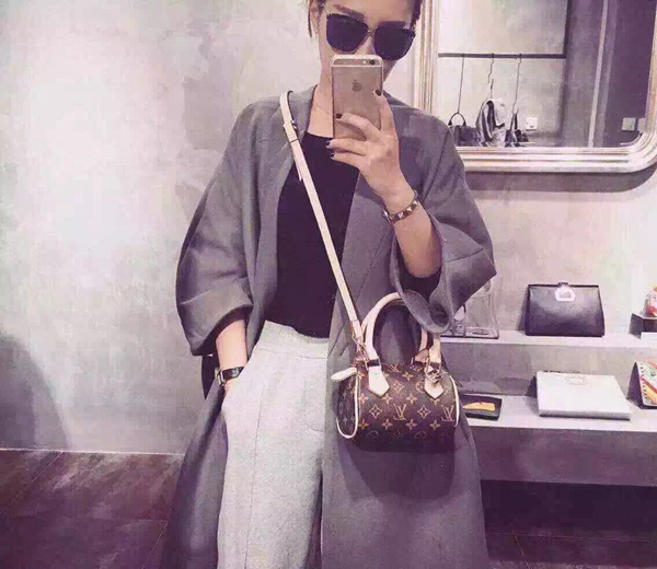 完売必至!ルイヴィトン ナノスピーディ 偽物★ジャイアントモノグラム スーパーコピー M61252